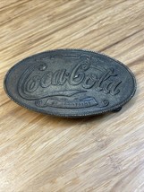 Vintage Coca-Cola Belt Buckle Lewis Buckles Chicago Soda Soft Drink KG JD - $14.85