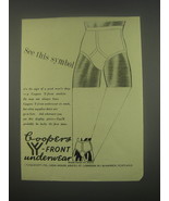 1949 Lyle and Scott Coopers Y-front underwear Ad - See this symbol - $18.49