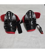 CCM Jetspeed Ice Hockey Elbow Pads Size Senior Large Black Red - €41,52 EUR