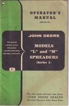 VTG John Deere Models L M Spreaders Series 1 Tractor Operators Manual - $12.38