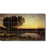 Jean Corot Landscapes Painting Ceramic Tile Mural BTZ02050 - $205.15 CAD+