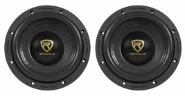 (2) Rockville W65K9D4 6.5&quot; 1000 Watt Car Stereo Subwoofers Dual 4-Ohm CEA Subs - £158.32 GBP