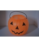 VTG Blow Mold Halloween Pumpkin Trick Or Treat Pail Bucket General Foam ... - $17.99