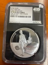 2017 Nieu S$2 Star Wars Luke Skywalker Graded by NGC as PF70 Ultra Cameo - £142.43 GBP