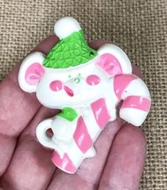 Vintage Avon Kitsch Plastic Lickety Stick Mouse Holding Candy Cane Pin B... - $3.76