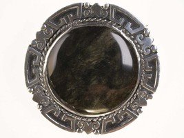 Vintage Taxco Sterling/granite pendant - £69.01 GBP