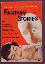 Fantasy Stories 1950 Nov #1 -MUMMY-SLEEPING Nude Woman Fn - £48.05 GBP