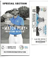 2018 DELL TECHNOLOGIES MATCH PLAY Fan Guide AUSTIN, TEXAS Dustin Johnson... - $342.52 MXN