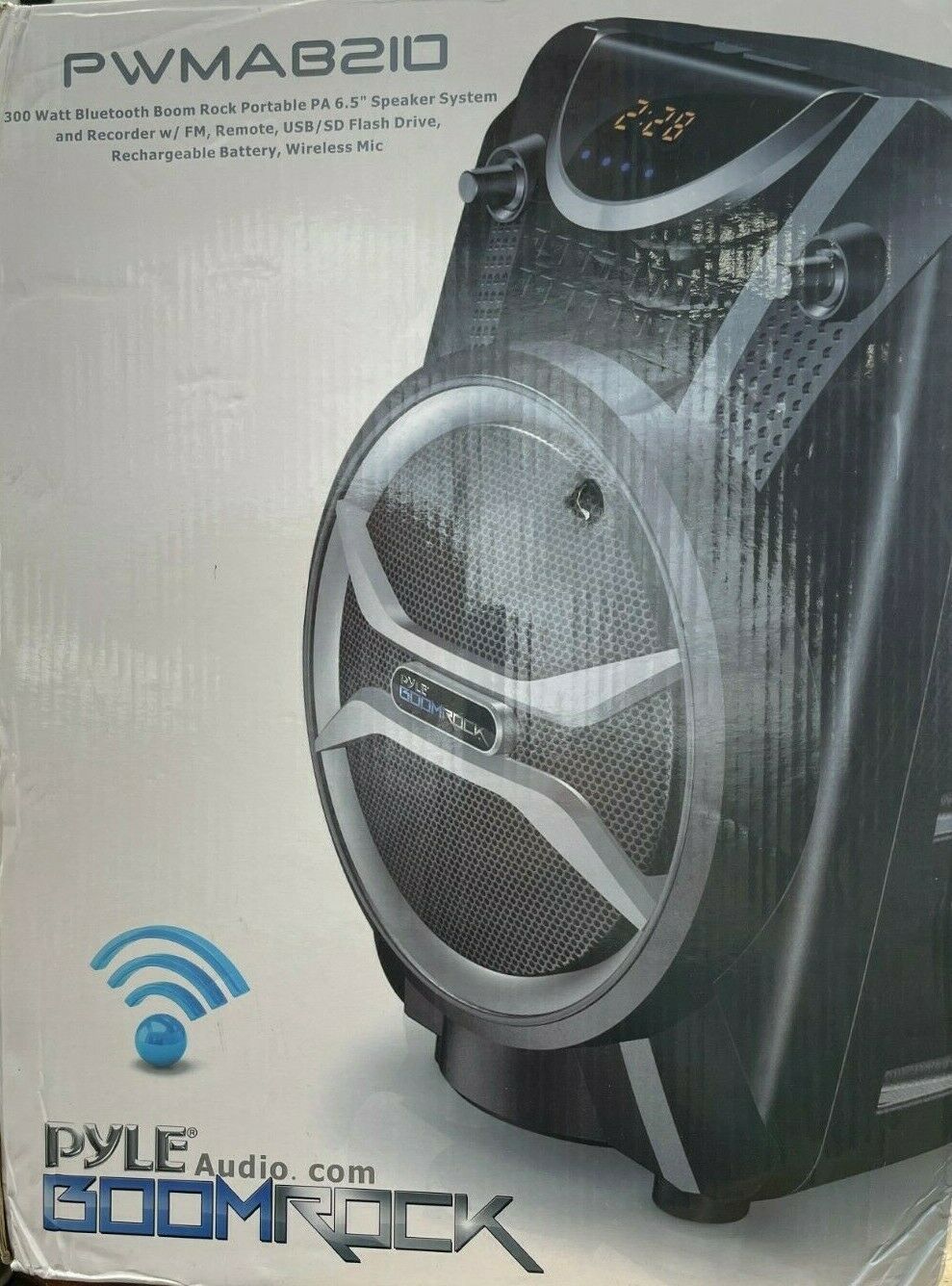 Pyle - PWMAB210OR - PA Speaker System with BT MP3 USB Micro SD FM Radio ... - $149.95