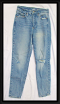 Old Navy Ladies OG Straight High Rise Distressed Jeans Size 2 31 x 27 - $12.86