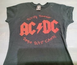 AC/DC Dirty Deeds Rockware Anthill Trading Women’s Black Shirt Size Medium - $23.19