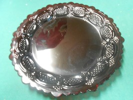 Beautiful Avon... Royal Ruby Red ....Bread Plate 7.25&quot; - $9.49