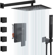 Kes Shower System, Shower Faucet Set With Handheld, 12-Inch Multi Shower, Bk - £279.91 GBP