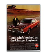 1976 Dodge Charger Daytona Vintage Print Ad NASCAR Speedway Sunset Wall ... - £8.30 GBP