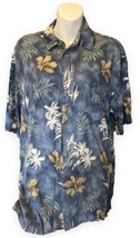 Pierre Cardin Mens L Hawaiian Shirt 100% Rayon Tropical Button Down ALOHA - £13.31 GBP