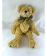 TY Brown Shaggy Bear 1993 with Jointed Arms And Legs 13 Inches brown beige - $14.20 CAD