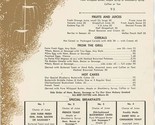 The Gold Room Breakfast Menu Sahara Hotel Las Vegas Nevada 1960&#39;s - £38.46 GBP