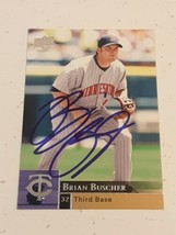 Brian Buscher Minnesota Twins 2009 Upper Deck Autograph Card #742 READ DESCRIP - £3.91 GBP