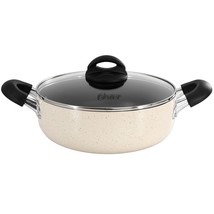 Oster Clairborne 3.6 Quart Nonstick Aluminum Caldero with Lid in Linen - $1,528.04 MXN