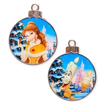Beauty and the Beast Disney Pins: Belle and Lumiere Christmas Ornaments (e) - $79.90