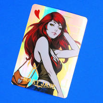 Spider-Man Mary Jane MJ Rainbow Foil Holographic Character Figure Art Card - £11.98 GBP