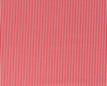 Cotton 1/8 inch Red White Stripes StripedFabric Print by the Yard D152.19 - $12.95
