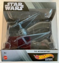 New Mattel HMH95 Hot Wheels Star Wars Starship Select Tie Interceptor 1:50 Scale - £39.52 GBP