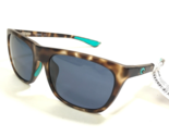 Costa Sunglasses Cheeca CHA 249 Matte Shadow Tortoise Wrap Gray 580P Lenses - £66.84 GBP