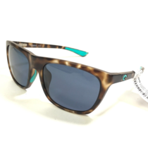 Costa Sunglasses Cheeca CHA 249 Matte Shadow Tortoise Wrap Gray 580P Lenses - £67.10 GBP