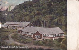 Hardwick Vermont VT Fletcher Granite Co 1912 Postcard C07 - £2.33 GBP