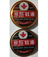 2 Flying Bird Shoe Polish, Black &amp; Brown, 1 Metal Tin, 1.125 oz - $8.90