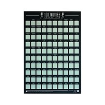 Gift Republic 100 Movies - Scratch Off Bucket List Poster  - $28.00