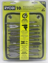 RYOBI - A971001 - 10-Piece Wood Spade Bit Set - £17.26 GBP