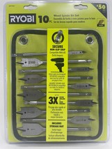 RYOBI - A971001 - 10-Piece Wood Spade Bit Set - £17.39 GBP