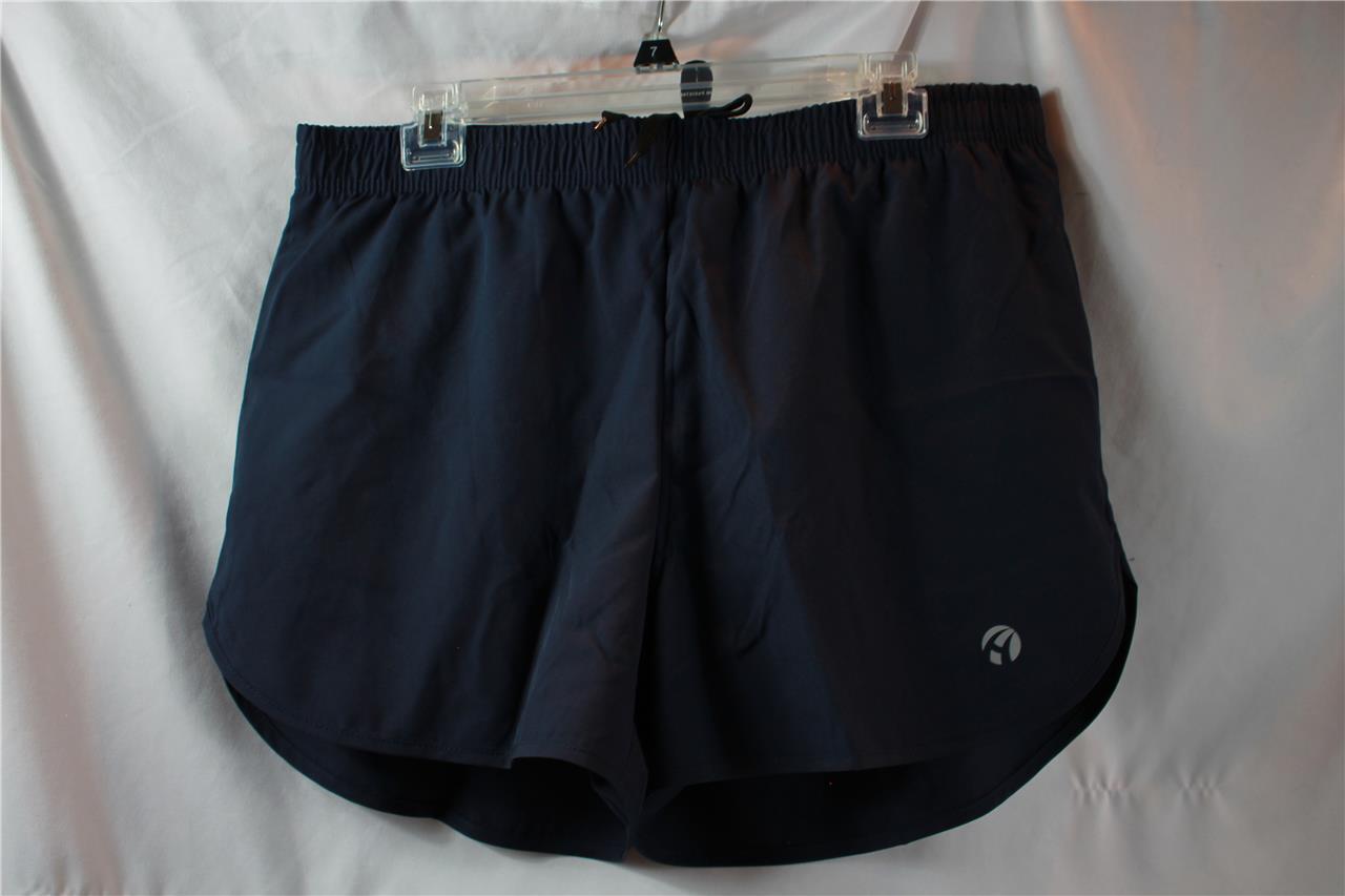 NWT Hmiya Men&#39;s Navy Running Shorts Quick Dry Athletic Shorts Mesh Liner XL - $7.26