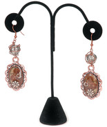 Double Earring Hanger 6 X 3.75 Inches Black Velvet - £16.28 GBP