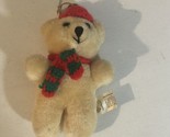 Vintage Applause Bear Small Holiday Ornament Christmas Decoration XM1 - $5.93