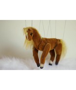 Movable horse/Marionette horse/Golden hair puppet/Artistic marionette/Ch... - $358.69 CAD