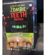 Zombie Teeth - Fake Reusable Glow in the Dark Zombie Teeth - Theatrical ... - £7.81 GBP