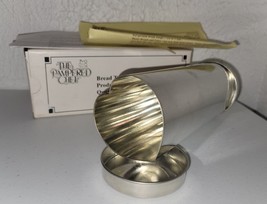 The Pampered Chef Valtrompia Bread Tube Heart No. 1560 Metal With Box + Ephemera - £4.17 GBP