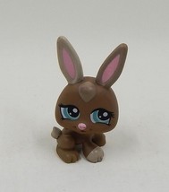 Littlest Pet Shop Tan Bunny Rabbit Blue Eyes Hasbro 2009 LPS - $4.99