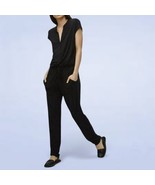 Aritzia Babaton Donnie Black Short Sleeve Jumpsuit - Size Large - $123.75