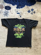 Super Cool Marvel Kids Groot Boys Shirt How to Get Your Groot On Youth Size XL - $9.89