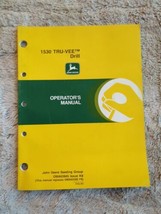 John Deere 1530 TRU-VEE Drill Operator&#39;s Manual OMA63945 Issue K8 Vtg SC - $18.99