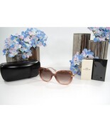 Coach OHC8320 Peach Tortoise Acrylic Metal Logo Sunglasses NWT Case - $159.20 CAD