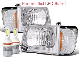 MONACO DIPLOMAT 1998 1999 2000 CHROME HEADLIGHTS HEAD LIGHT SIGNAL + LED... - $207.89