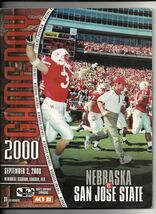 2000 NCAA Football Program San Jose State @ Nebraska Sept 2nd - $24.70