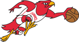 Atlanta Hawks Dribbling Hawk Basketball Logo Mens Polo XS-6X, LT-4XLT NBA New - £22.41 GBP+