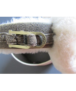 UGG Earmuffs Wired Tech Double U Distressed Chocolate Leather NWD One Sp... - $113.92 CAD