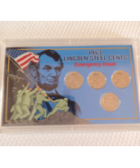 1943 PDS LINCOLN WHEAT STEEL CENTS COIN SET MINT 1995 SSCA - $25.67 CAD